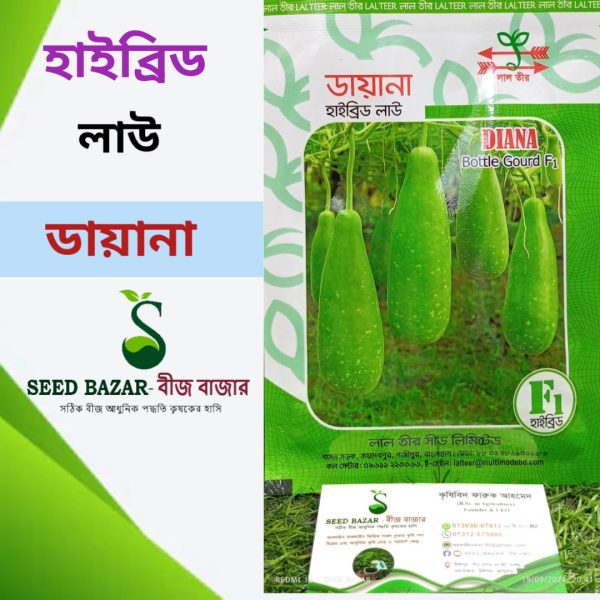 হাইব্রিড লাউ ডায়ানা  (Hybrid Bottle Gourd Dayana)