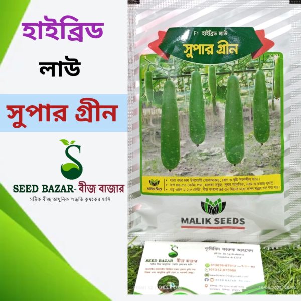সুপার গ্রীন লাউ Supper Green Bottle Gourd