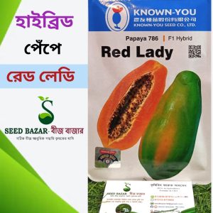 হাইব্রিড রেড লেডি পেঁপে বীজ Red Lady Papaya Seed